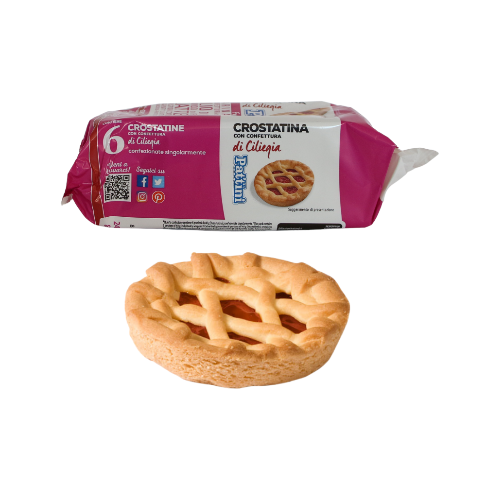 Crostatine Ciliegia Gr. 40 (Cartone da 108 pezzi)