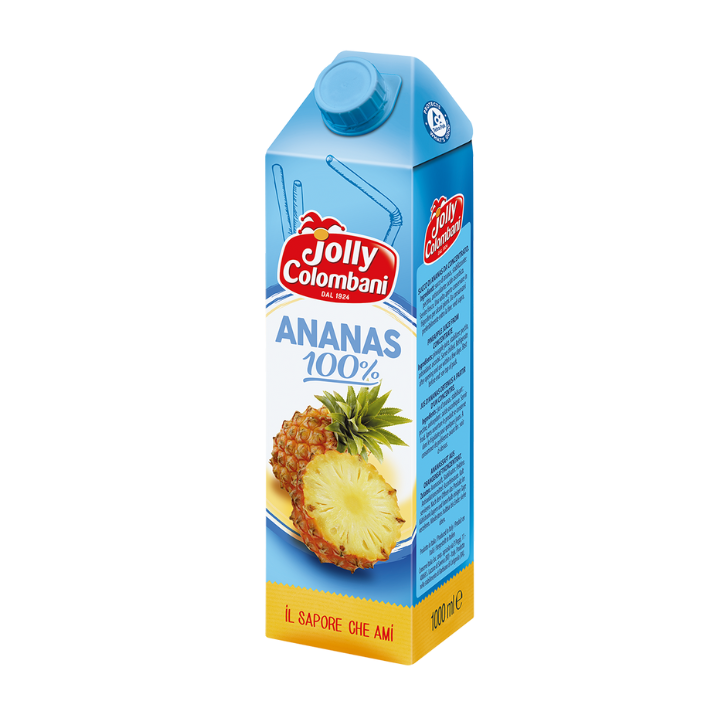 Succo Ananas 100 % Lt. 1 (Cartone 6 Pezzi)