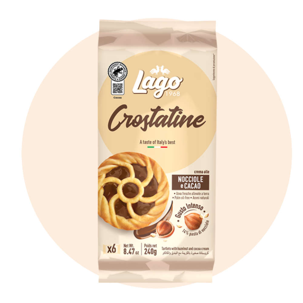 Crostatine Cacao Gr. 40 (Cartone da 120 pezzi)
