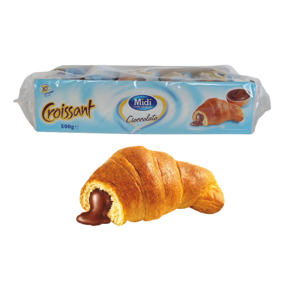 Croissant Cioccolato Gr. 50  (10 pezzi)