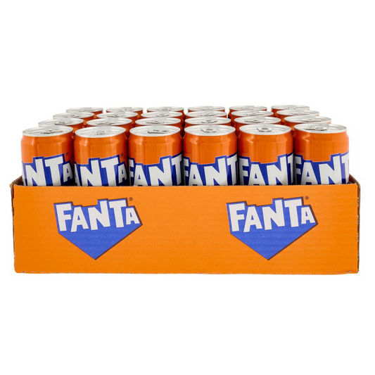 Fanta Orange Lattina Sleek cl. 33 (Cartone da 24 pezzi)