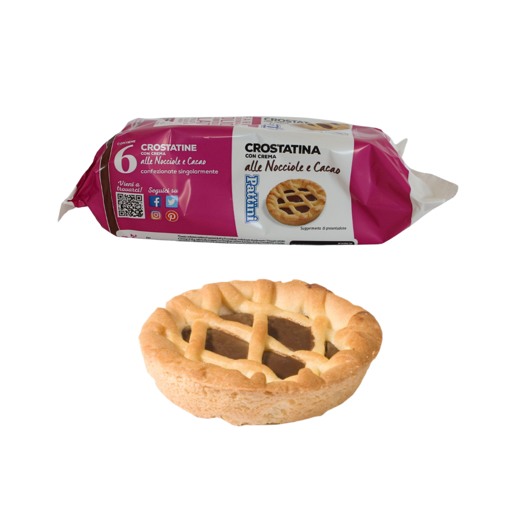 Crostatine Cacao Gr. 40 (Cartone da 108 pezzi)