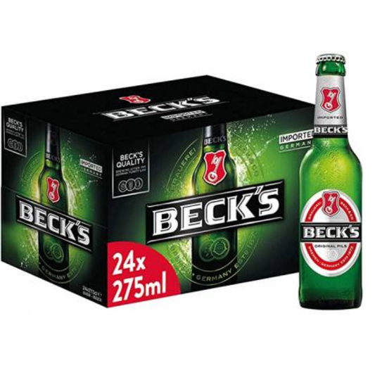 Birra Beck's Bottiglia 33 cl. (Cartone da 24 Pezzi)