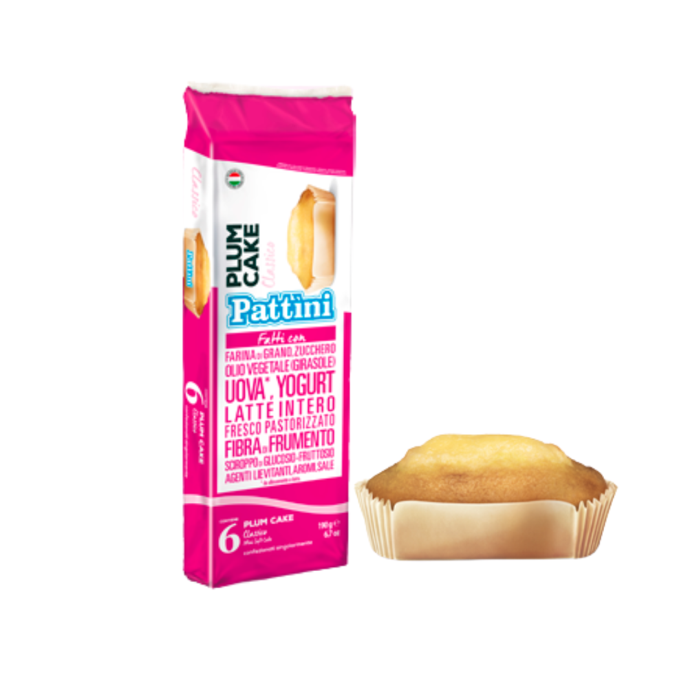 Plum Cake Yogurt Gr. 31,67 (Cartone da 12 confezioni da 6 pezzi l'una)